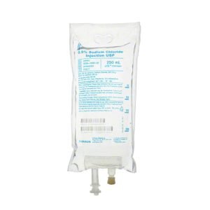 Sodium Chloride Injection USP 0.9%, 250 mL (L8002)