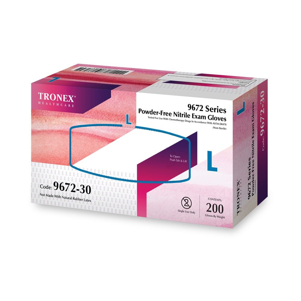 Professional Med Spa Nitrile Gloves Pink - Image 3