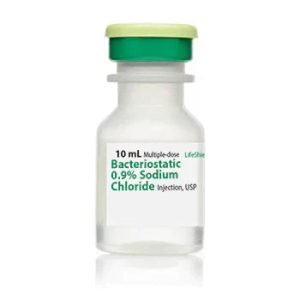 Bacteriostatic 0.9% Sodium Chloride Injection 10 mL