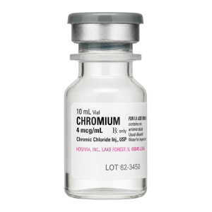 Chromium (Chromic Chloride) Injection, USP 4 mcg/mL, 10 mL Single-Dose Vial  (00409-4093-01)