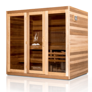 Saunacore Classic Style Full Glass Front Traditional Indoor Saunas
