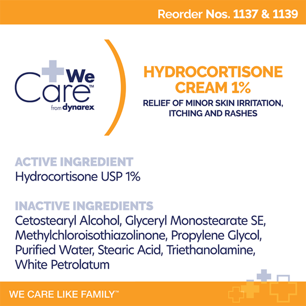 Dynarex Hydrocortisone Cream, 0.9 g Foil Packet (1137) - Image 5