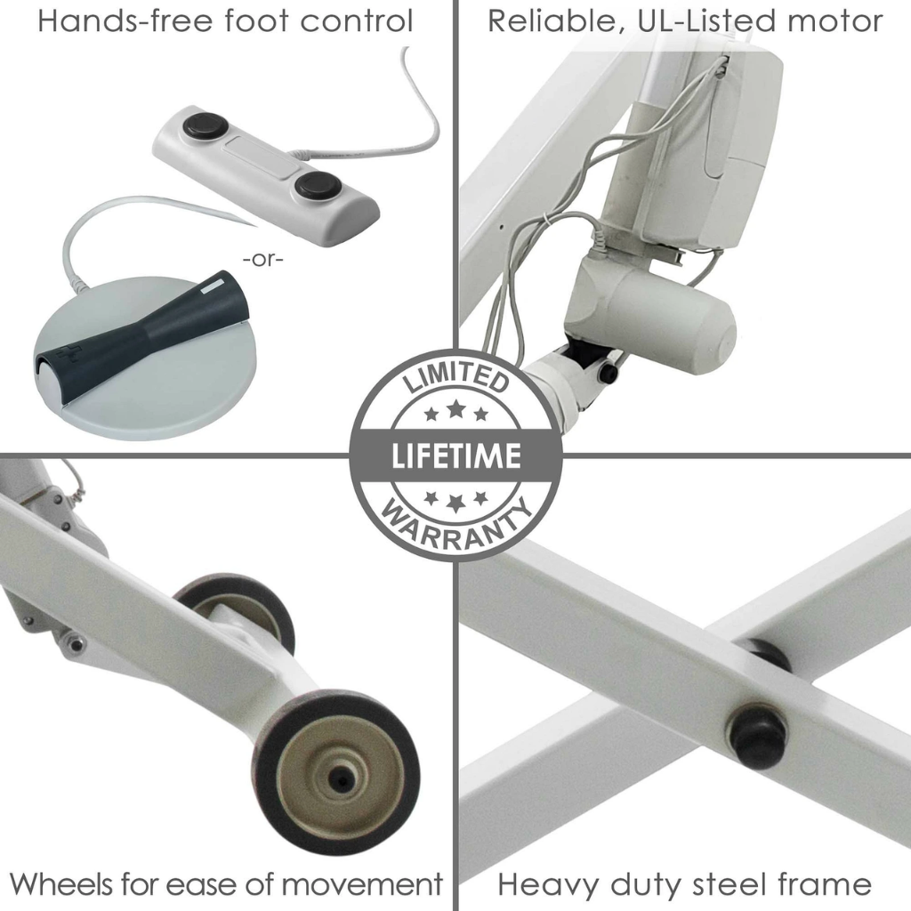 Earthlite Ellora Pneumatic Tilt Electric Lift Massage Table - Image 13