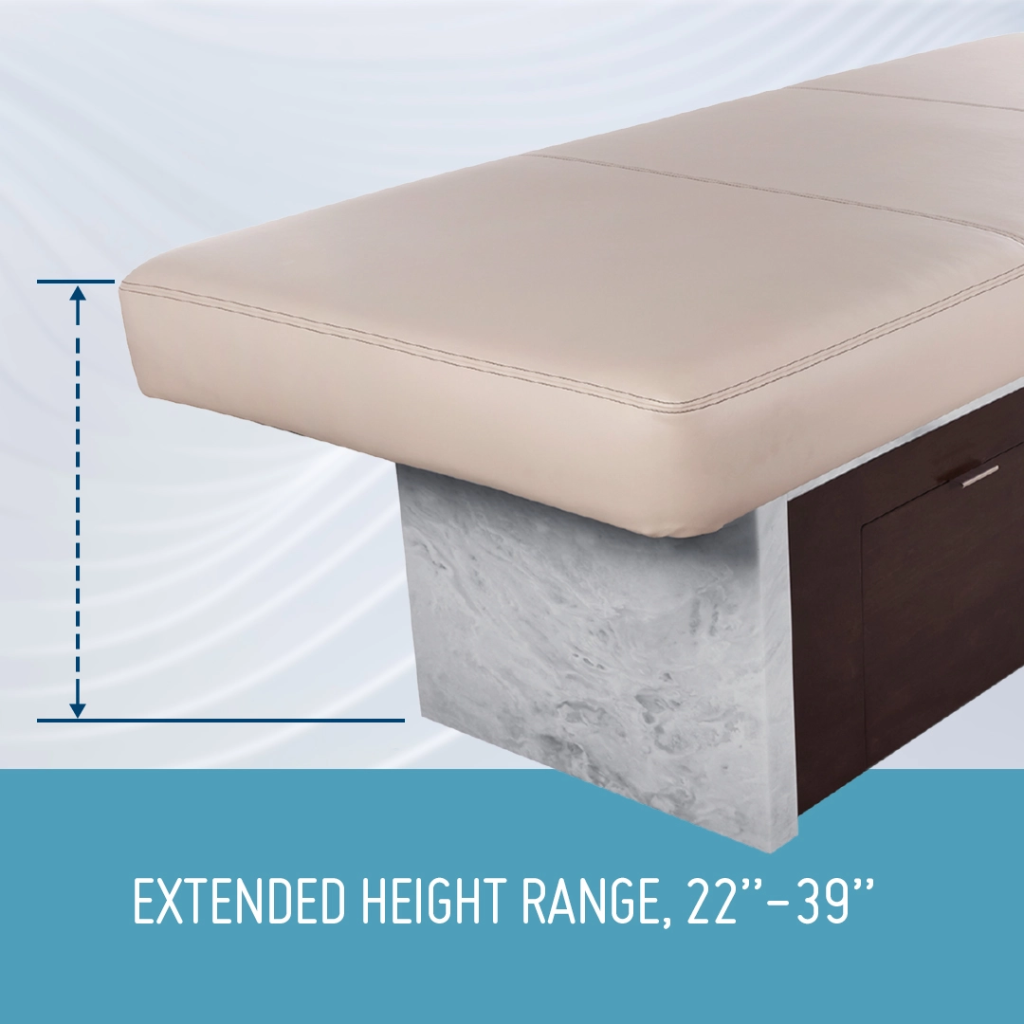 LEC Insignia 2.0 Ellipse Multi-Purpose Treatment Table with Replaceable Mattress - Image 10