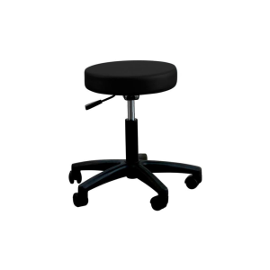 Oakworks Basic Stool Black Upholstery