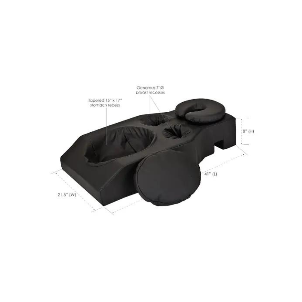 Earthlite Pregnancy & Prone Cushion with Headrest - Image 2
