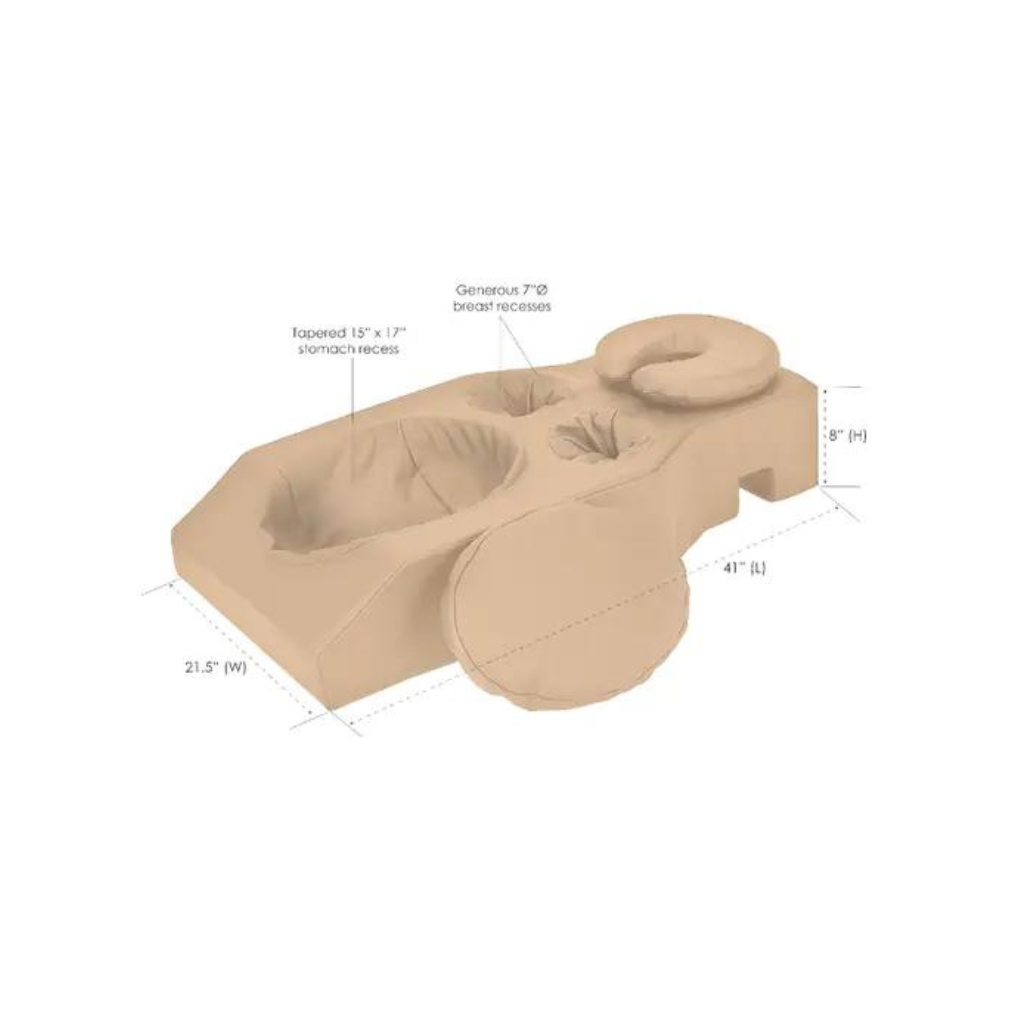Earthlite Pregnancy & Prone Cushion with Headrest - Image 6