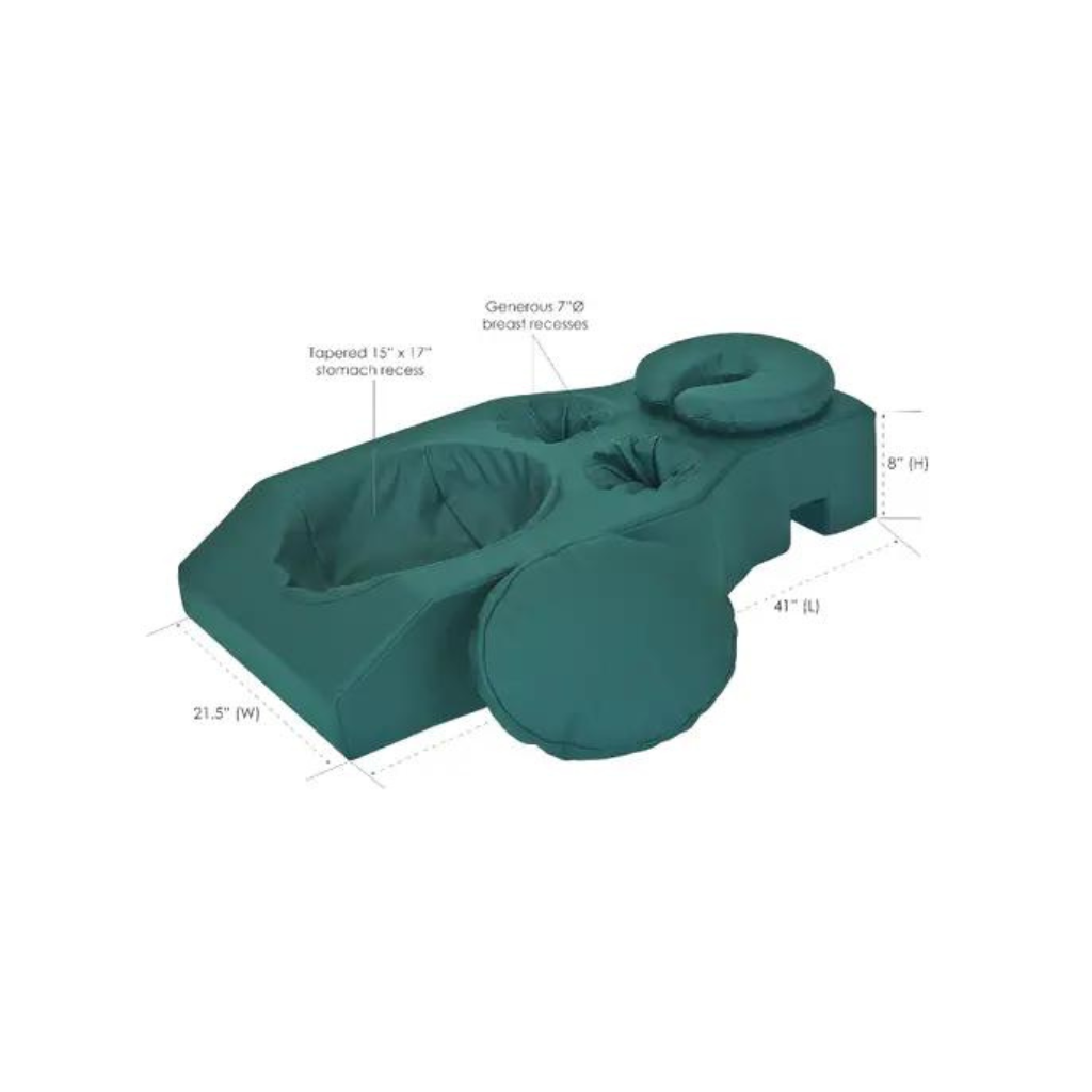 Earthlite Pregnancy & Prone Cushion with Headrest - Image 4