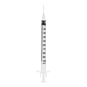 Sol-M 0.3ml Standard Insulin Syringe w/ 31G x 6mm Low Dead Space Needle