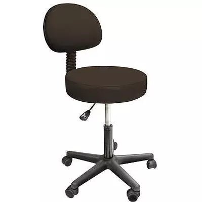 Custom Craftworks Solutions Series Rolling Stool with Backrest (I9310) - Image 6